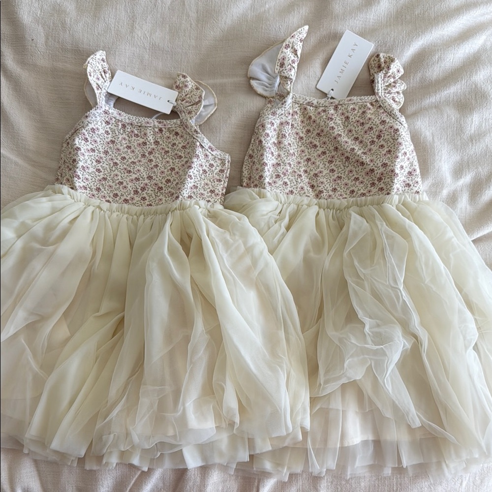 NWT Jamie Kay KATIE TUTU DRESS - EMMY NATURAL ONLY SIZE 1yr Available